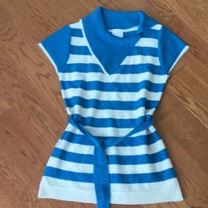 Girls size 14 tunic belted sweater with sparkle